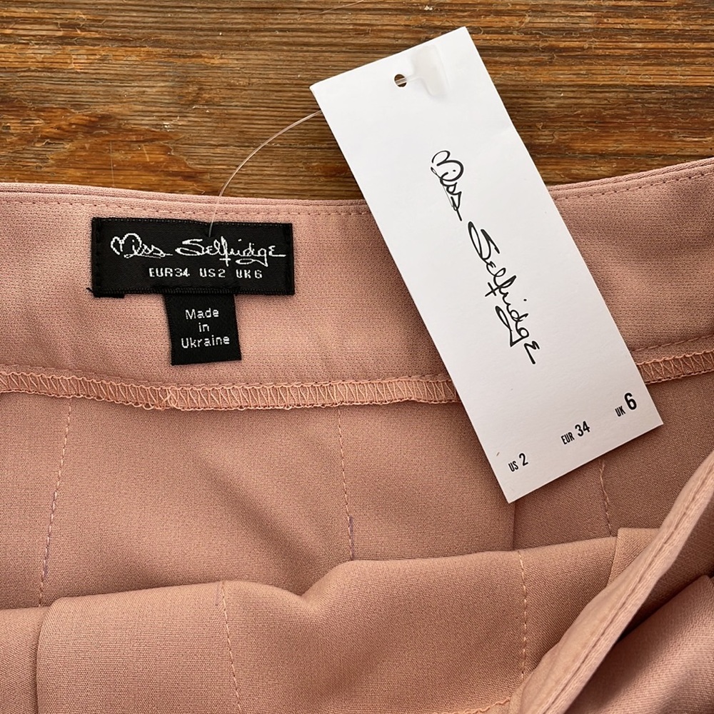 Pink or camel pleated tennis skirt NWT - Picture 4 of 10